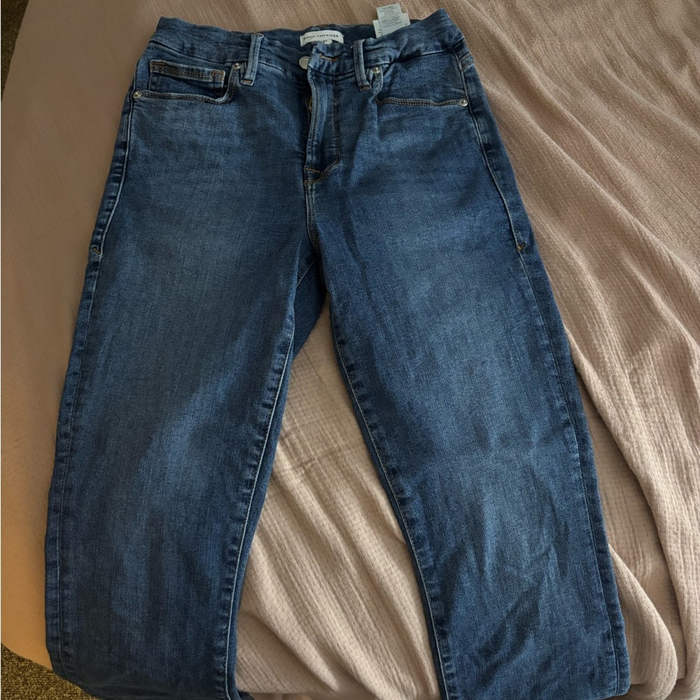 Good American Skinny Jeans (Color: Blue615)
